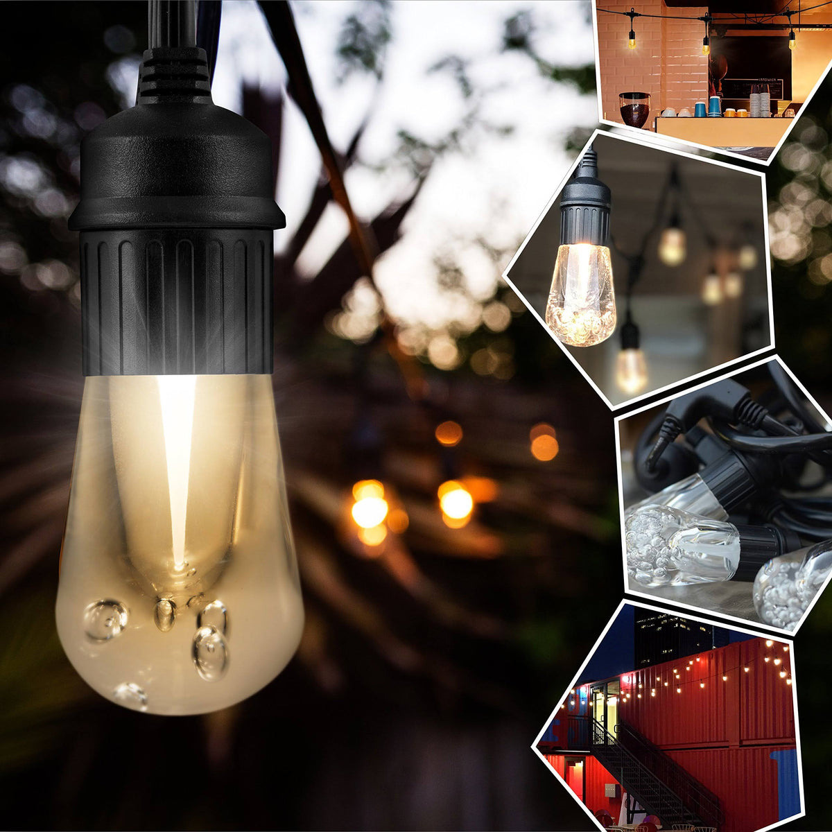 Vintage Edition String lights - LED - warm white light - 2200 K (pack of 24) J25633