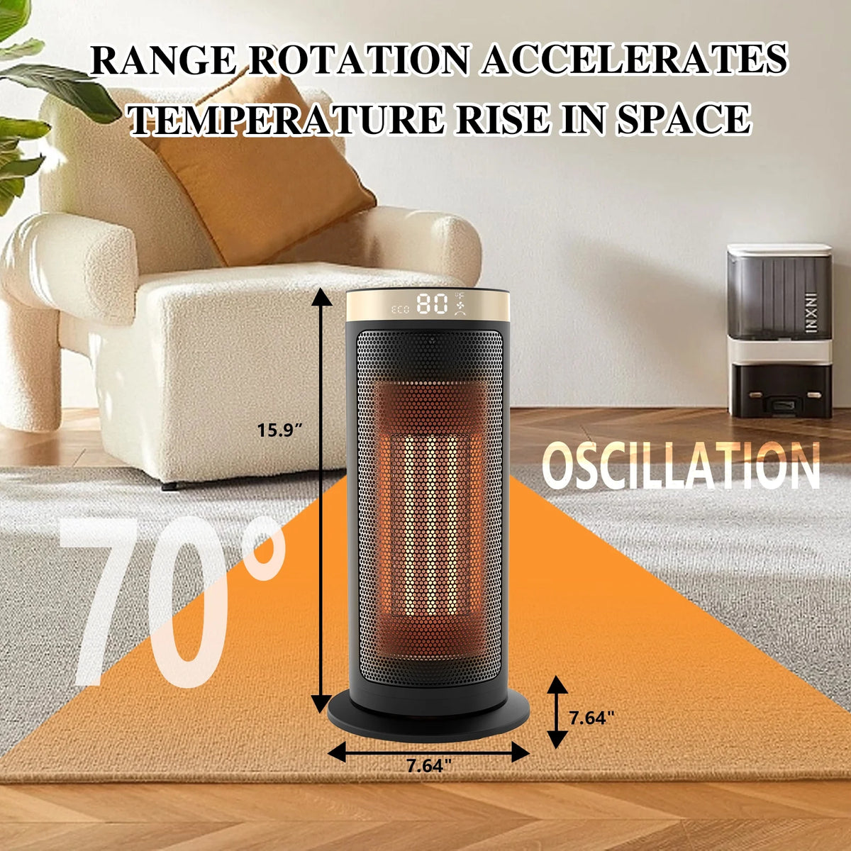 1500W PTC Ceramic Space Heater J722681