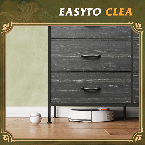 Wide 6 Drawer Fabric Storage Dresser X1949