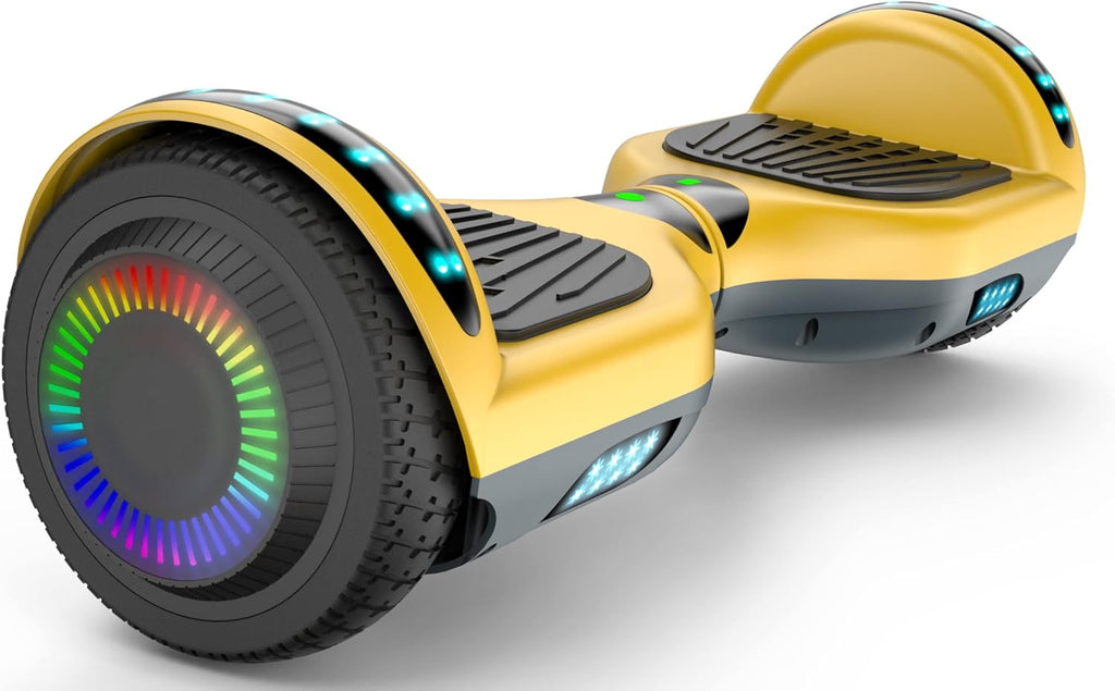 6.5" Two-Wheel Self-Balancing Hoverboard with Bluetooth Speakers and LED Lights T30001