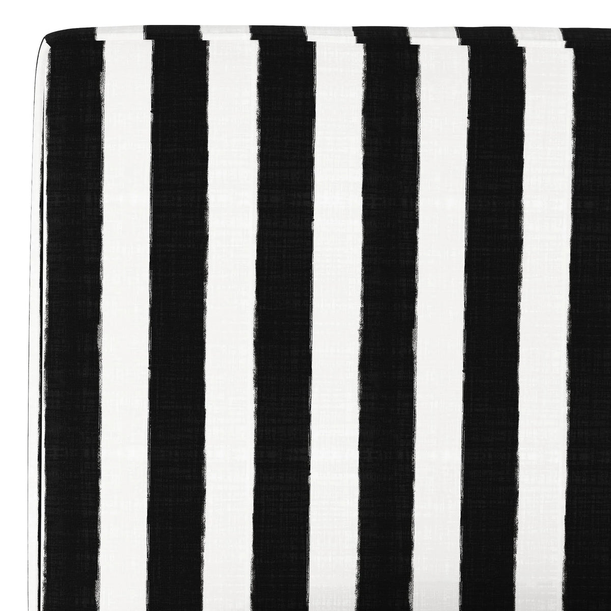 Box Seam Headboard Striped Black/White I427198