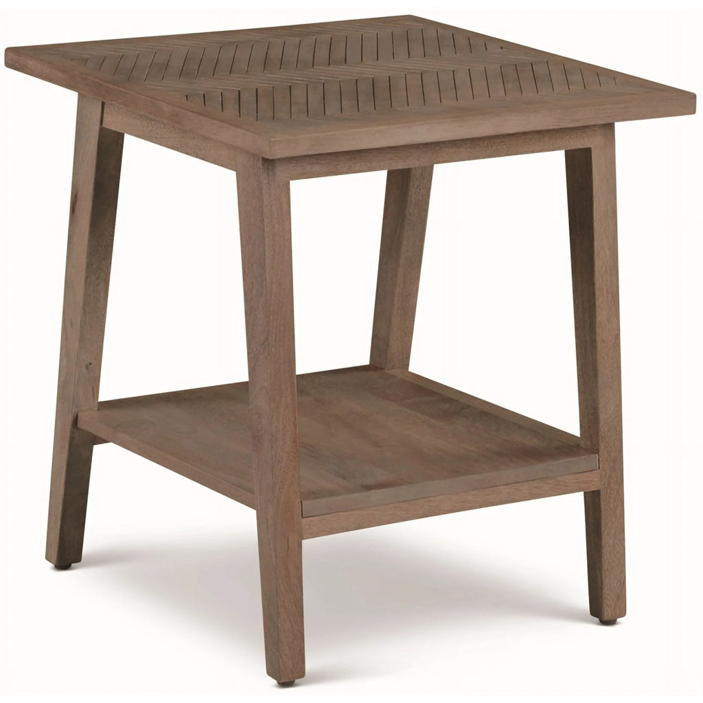 Wood Square End Table Set of 2 Y2539