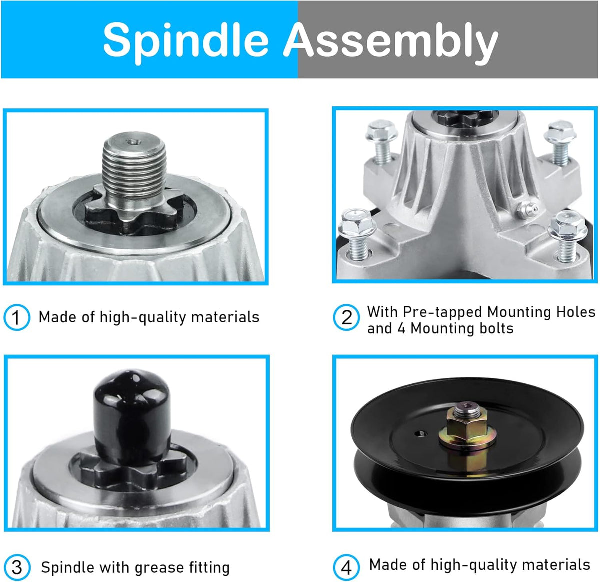 Spindle Assembly for 50 inch Deck 3 Pack X428