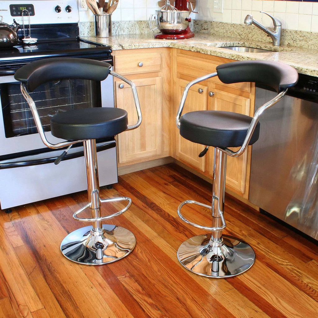 2 Piece Adjustable Height Bar Stool Set P659857