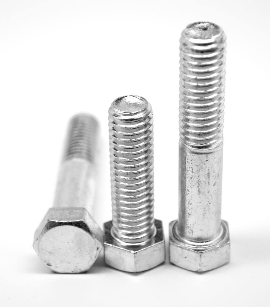 1/4x22-20 x 3/8x22 Coarse Thread Grade 5 Hex Cap Screw Medium Carbon Steel Zinc Plated V14549