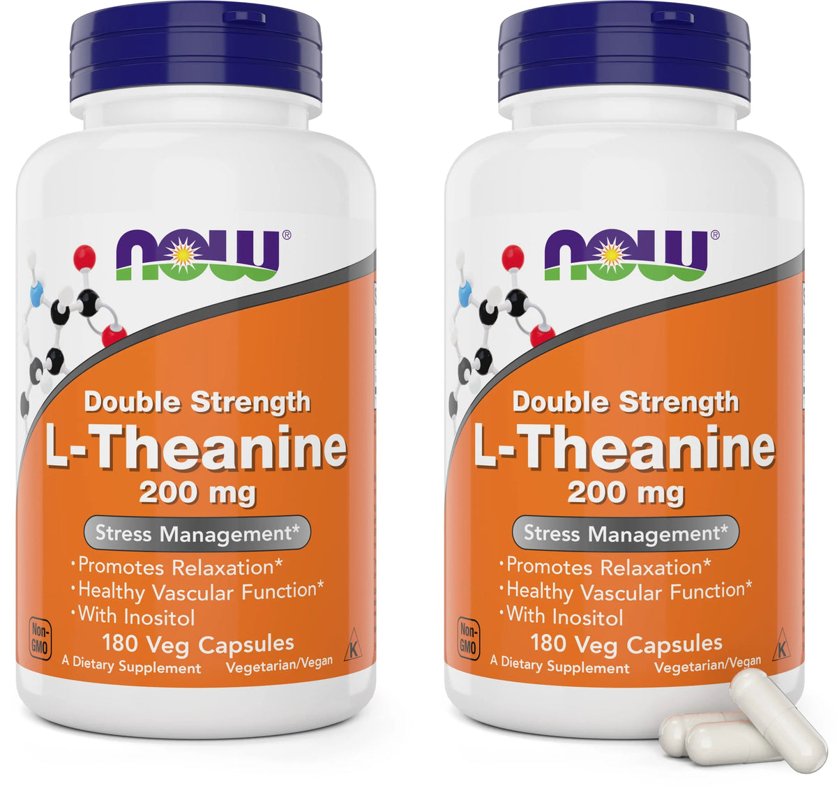 200 mg L-Theanine Vegetarian Capsules U887622