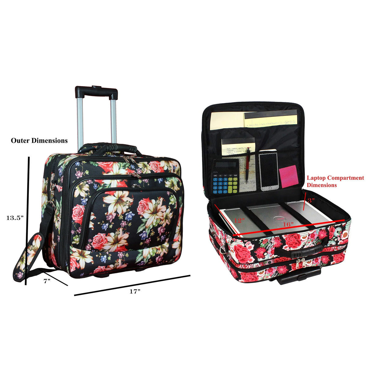 17-inch Rolling Laptop Case J842335