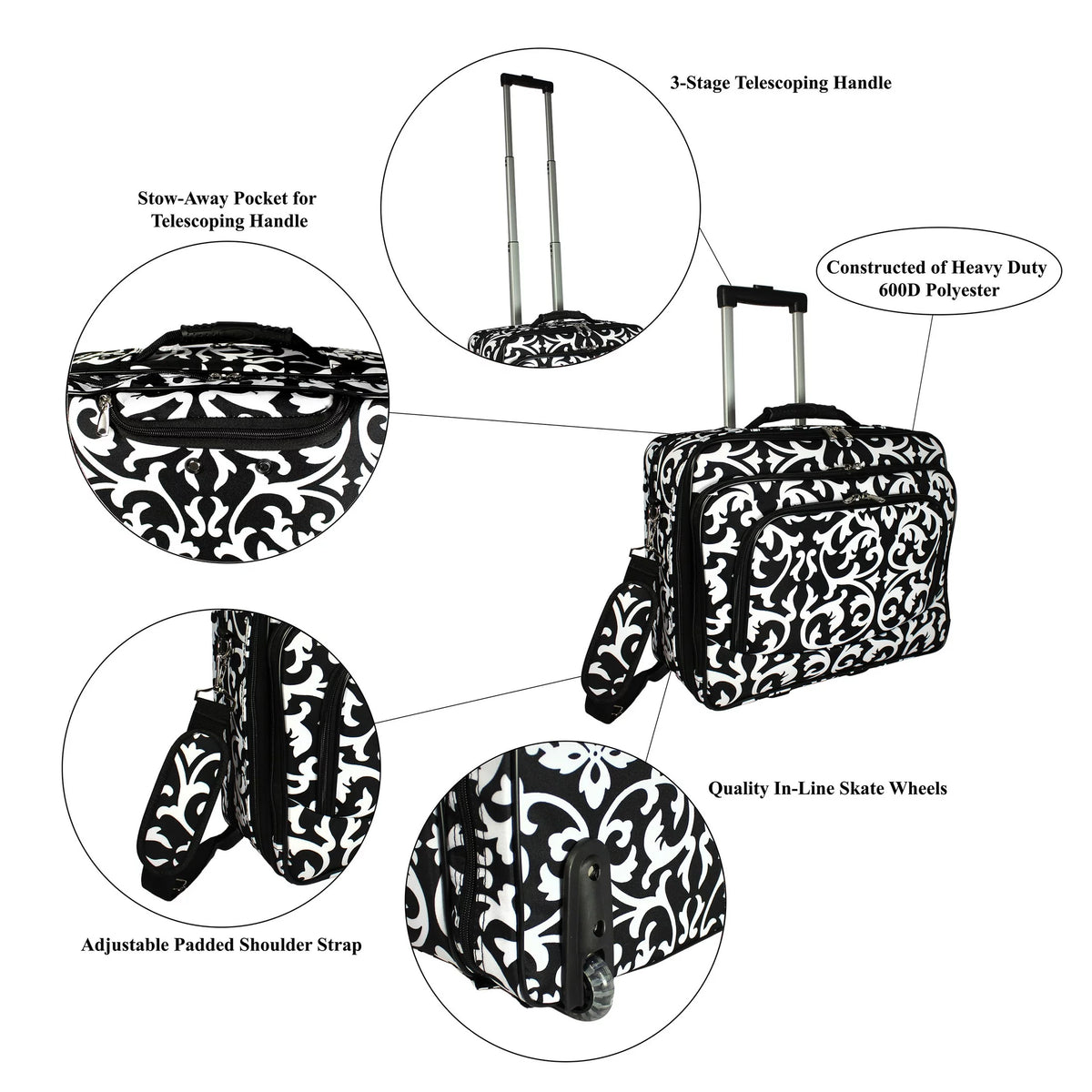 17-inch Rolling Laptop Case J842335