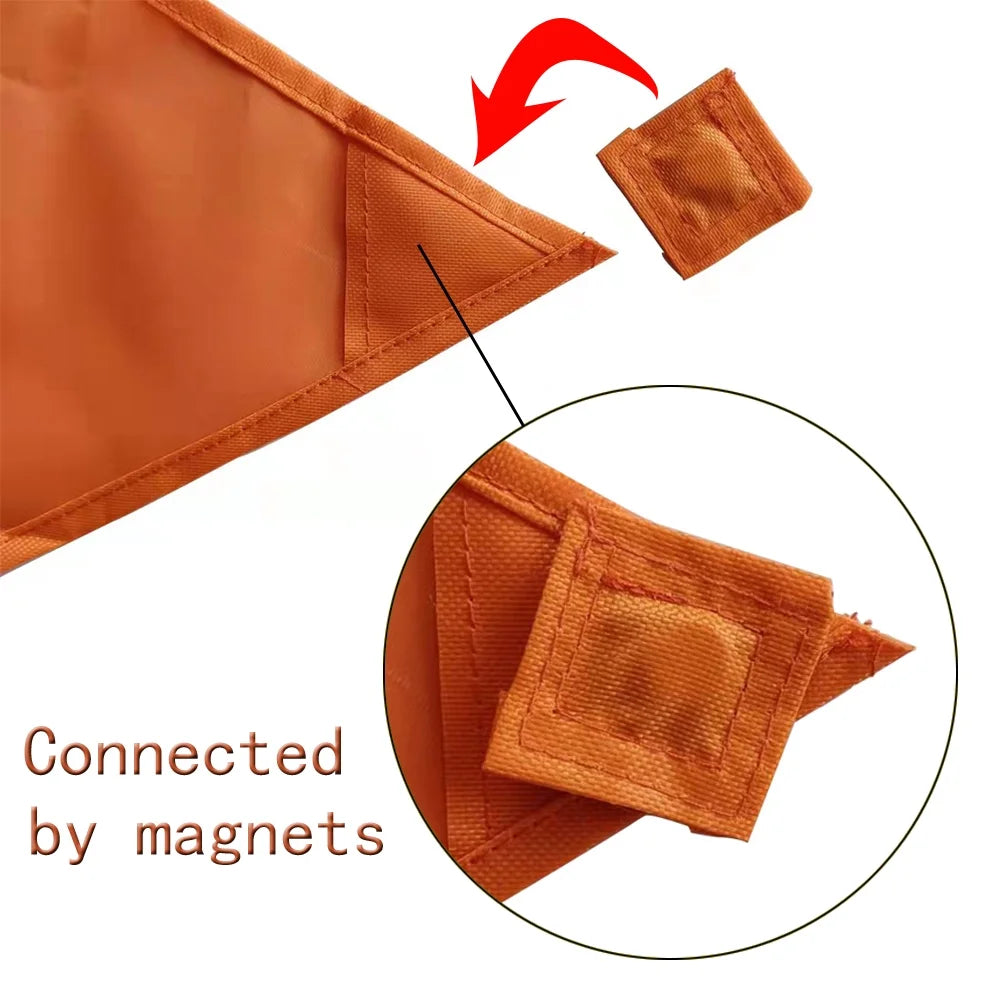 Blaze Orange Safety Blind Panels with Carrying Bag, Set of 4 J43540