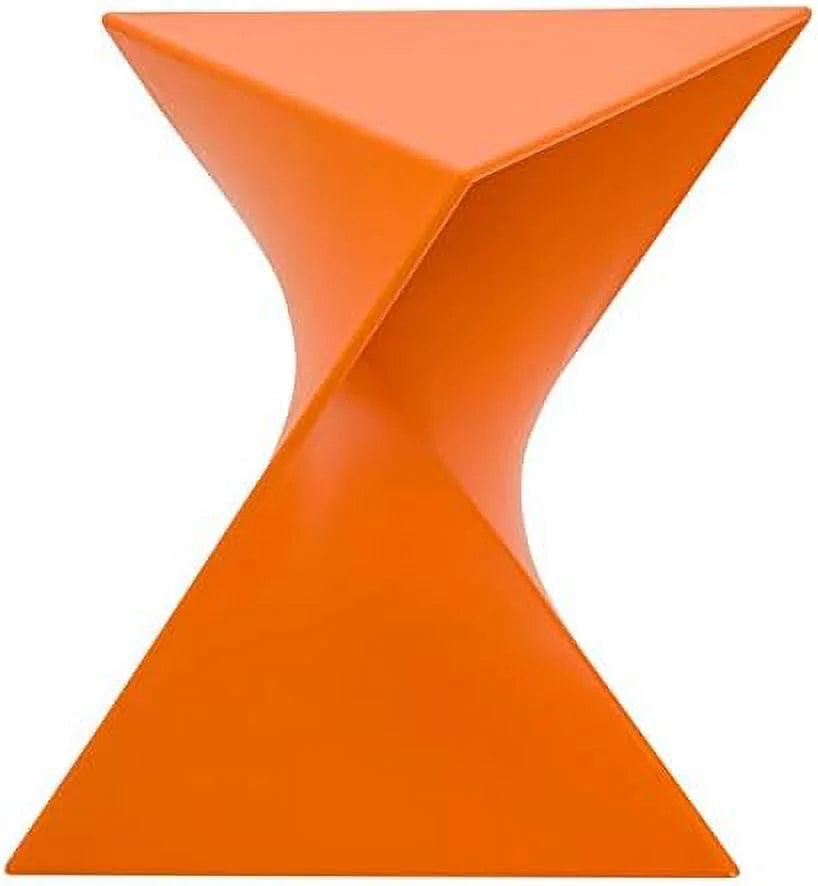 Orange Plastic Triangle End Table Set Of 2 M505086