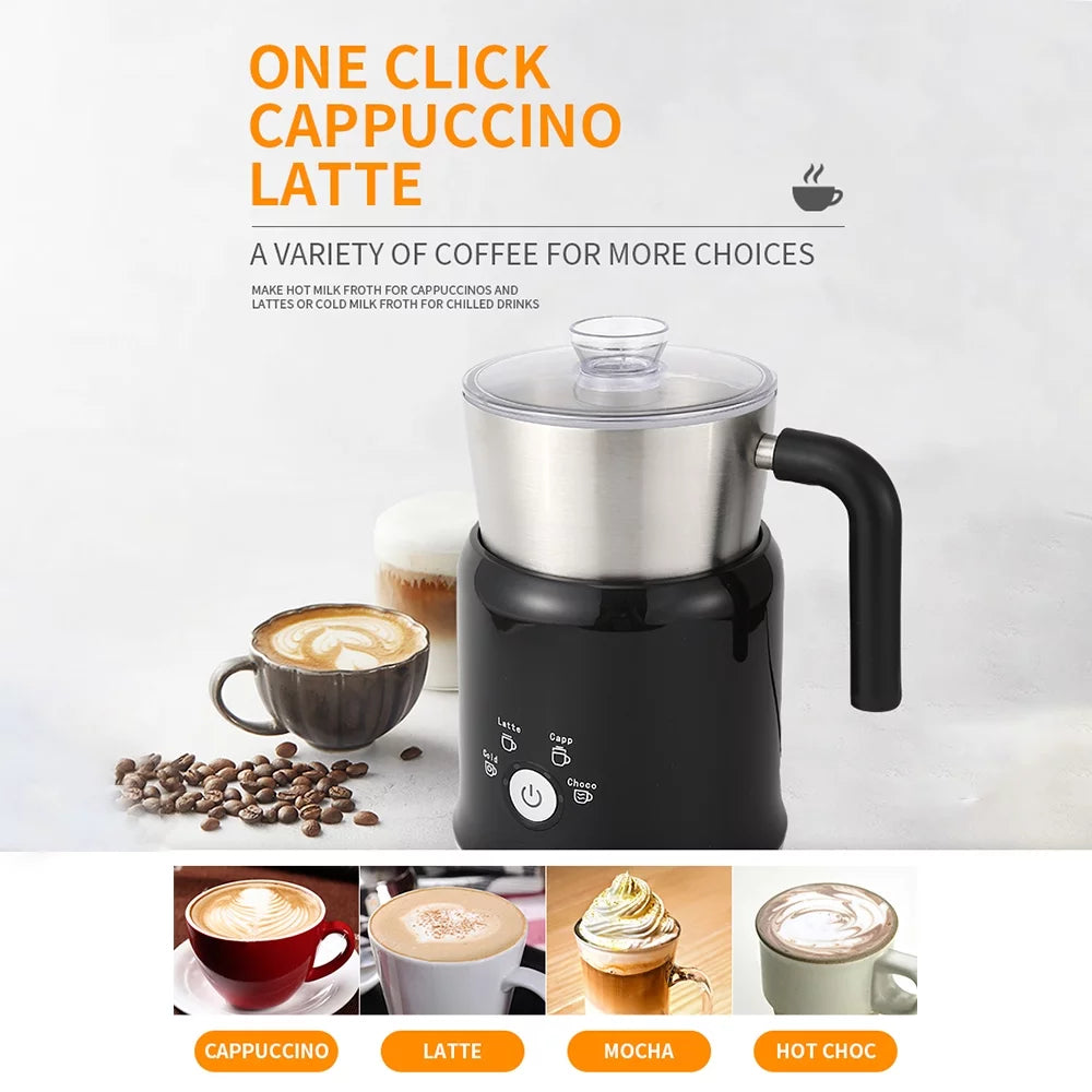 Detachable Electric Milk Frother and Steamer 700ml 600W 5 in 1 I9258