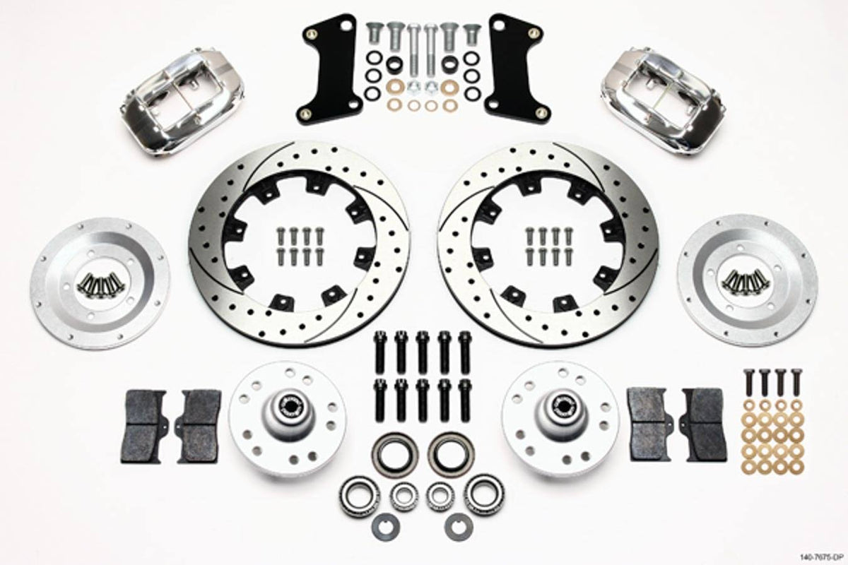 Forged Dynalite Front Kit 12.19in Drilled Polished E648018