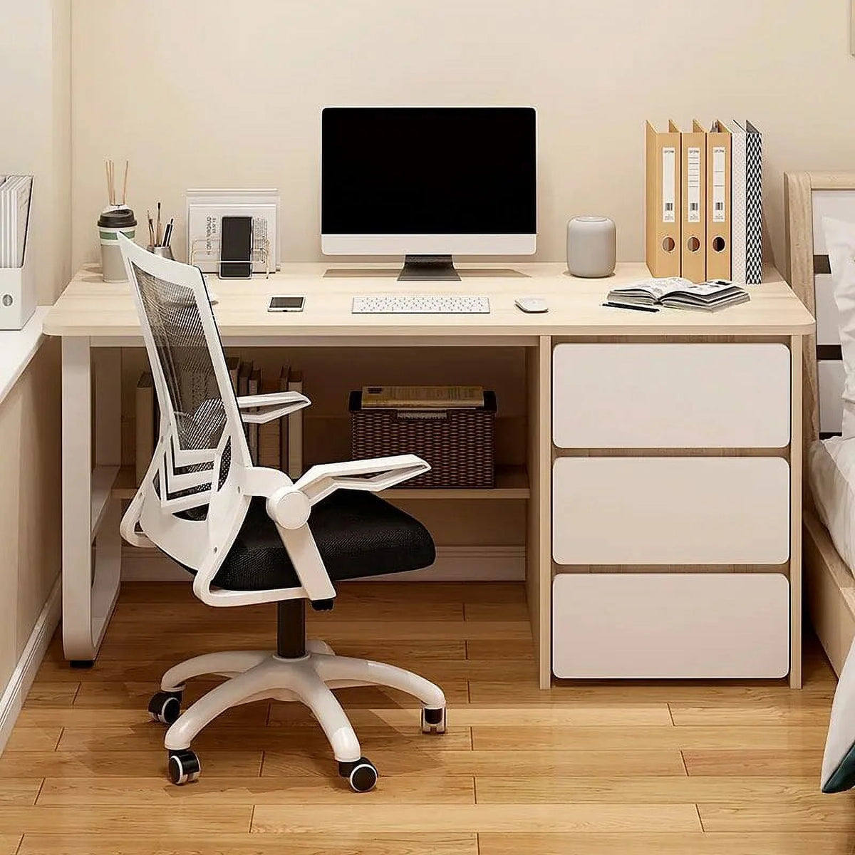 Office Desk Computer Desk Bookshelf R206