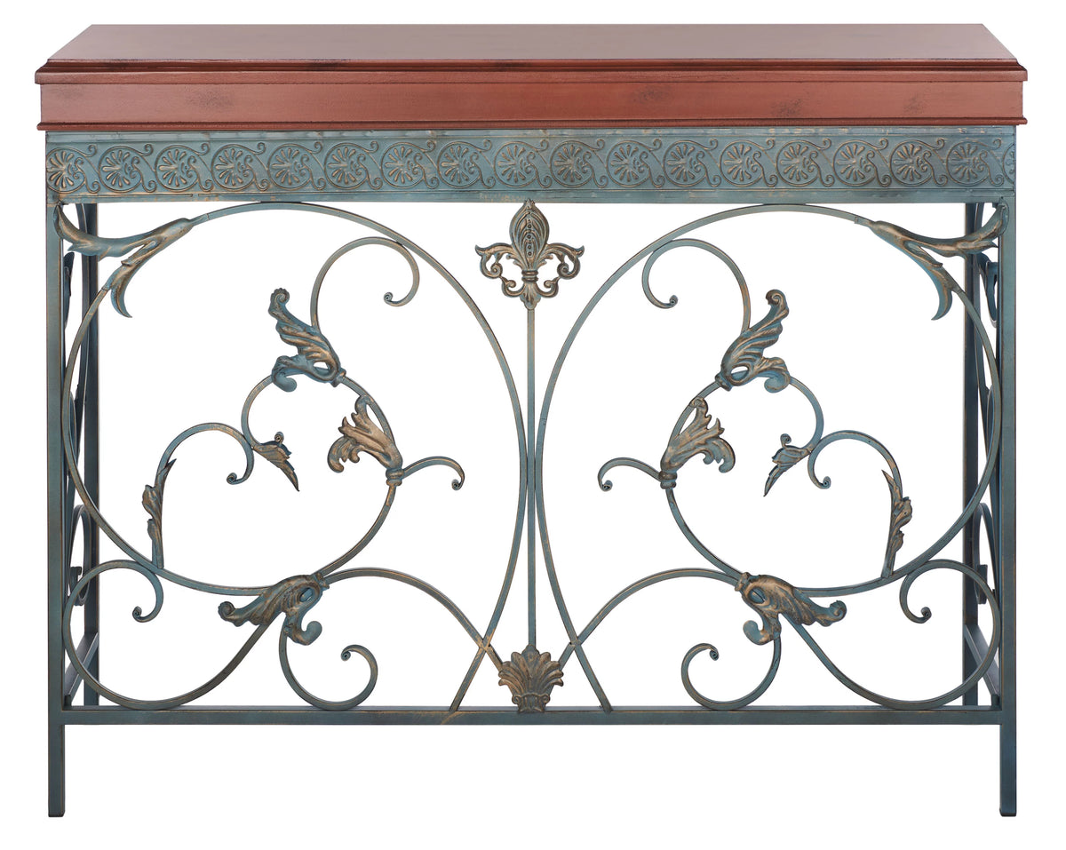 Brown Traditional Console End Table T8921