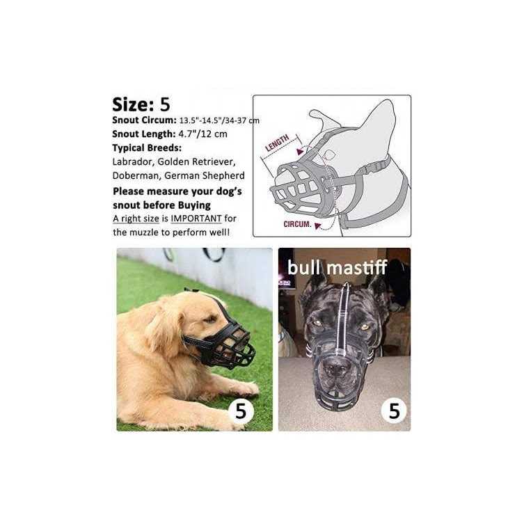 Soft Basket Silicone Dog Muzzle S2814