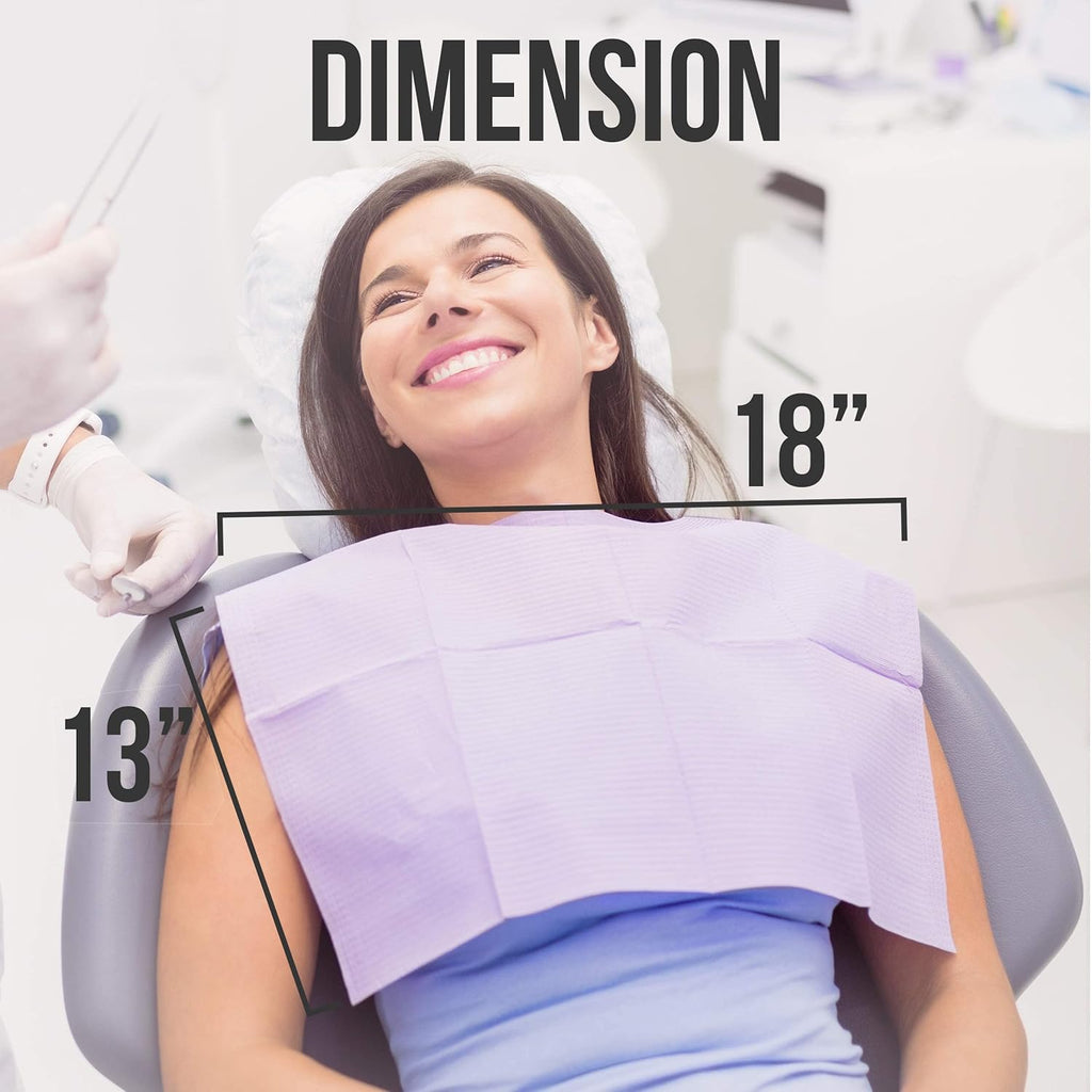 Disposable Dental Bibs Pack of 2 U64566