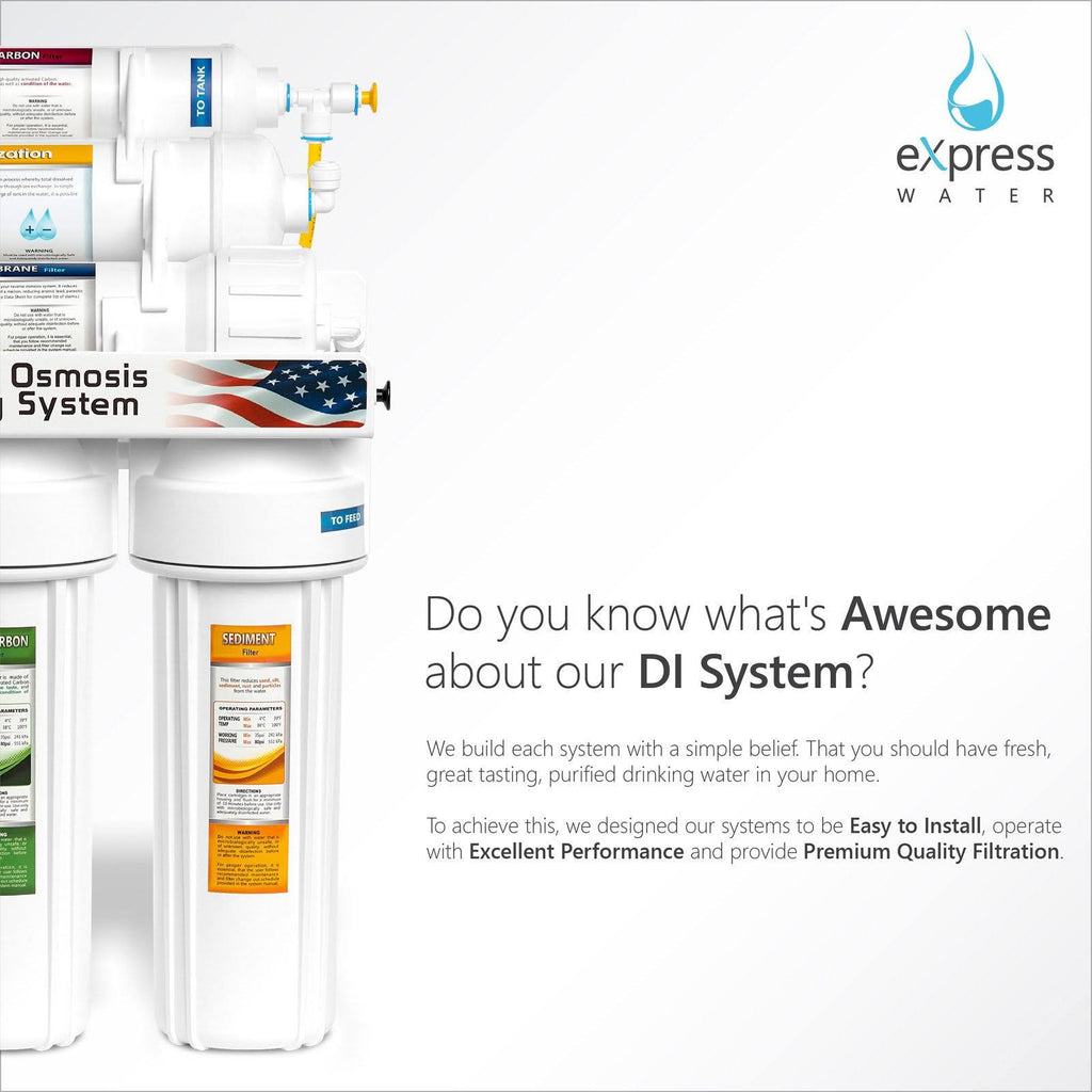 6 Stage RO DI Water Filtration System S75011