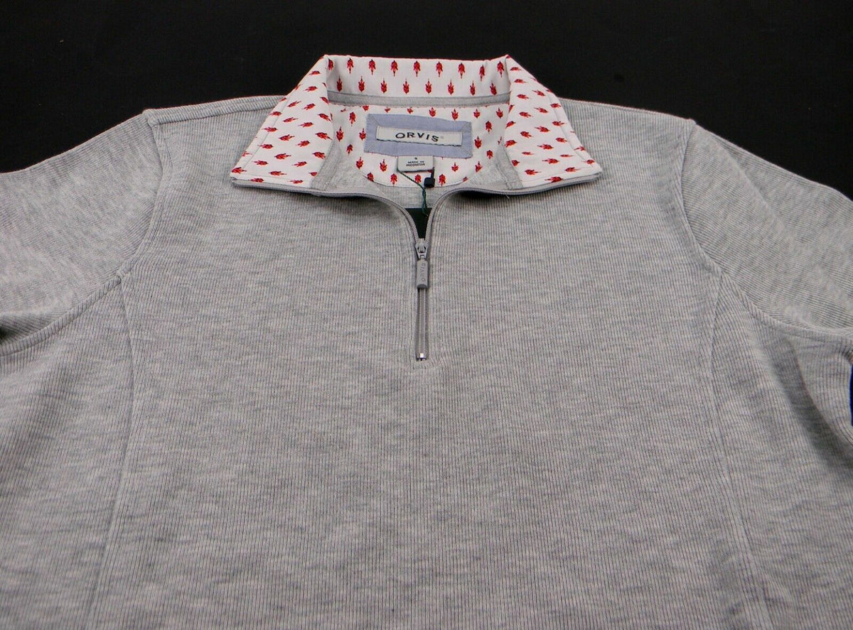 Heather Grey 1/4 Zip Pullover F782