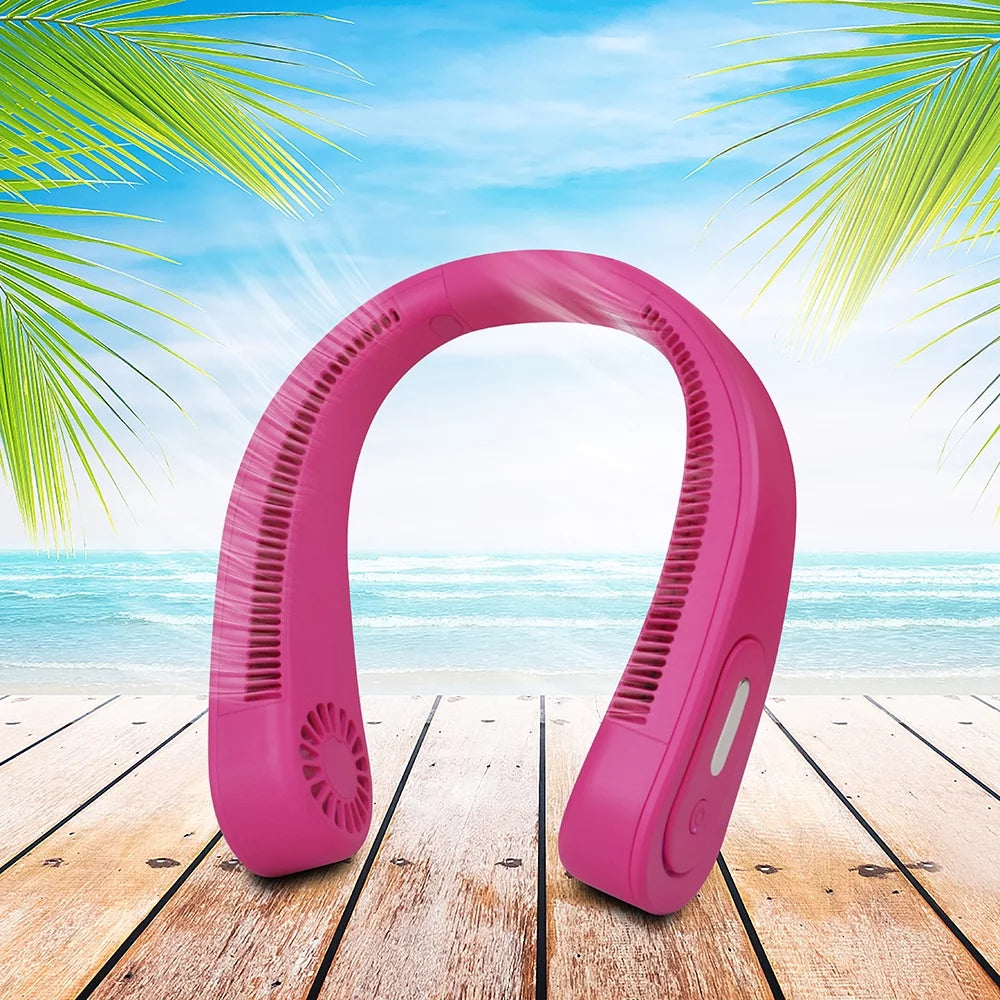 Portable Neck Fan Teal J512161