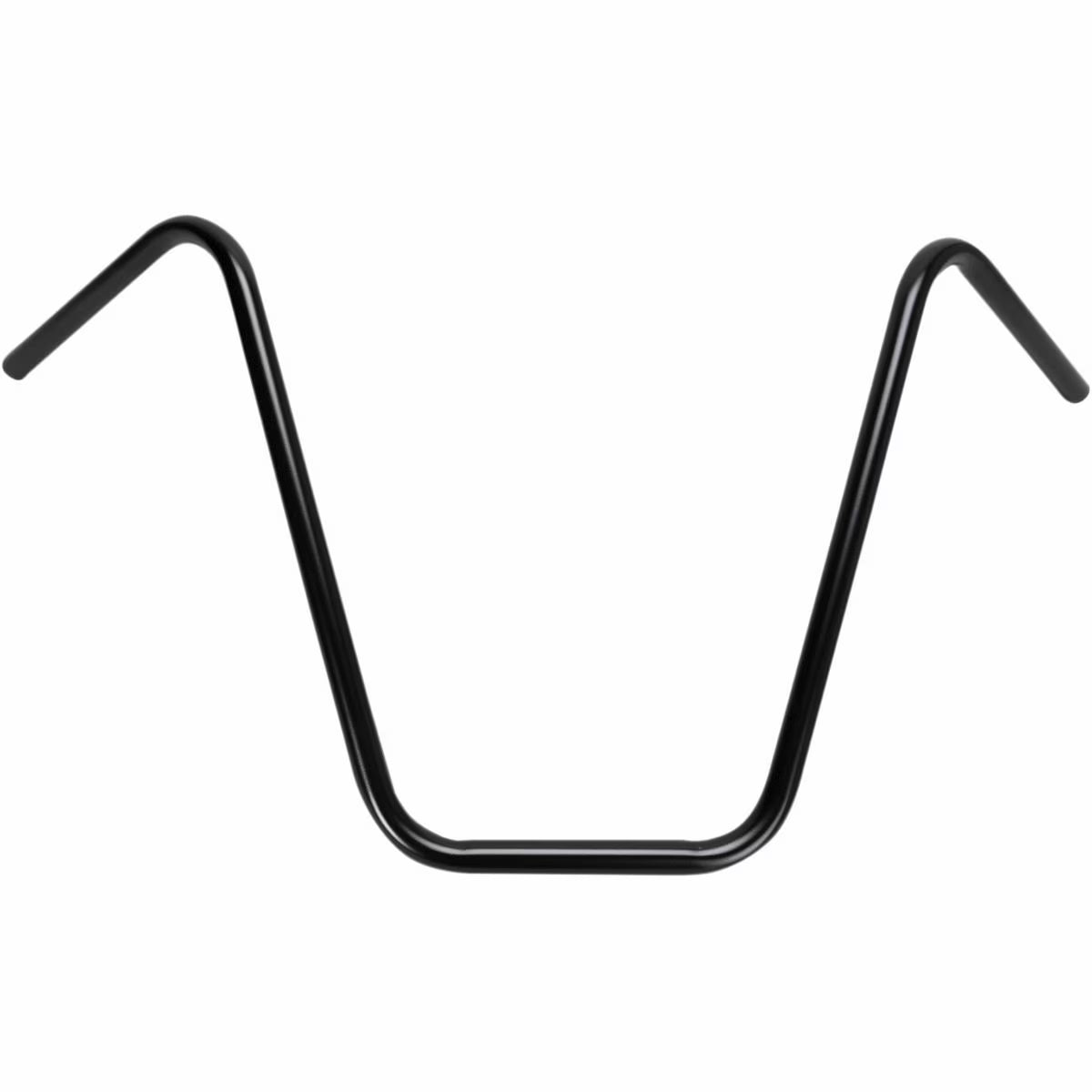 Satin Black 7/8in. 16in. Ape Hanger Handlebar E8162