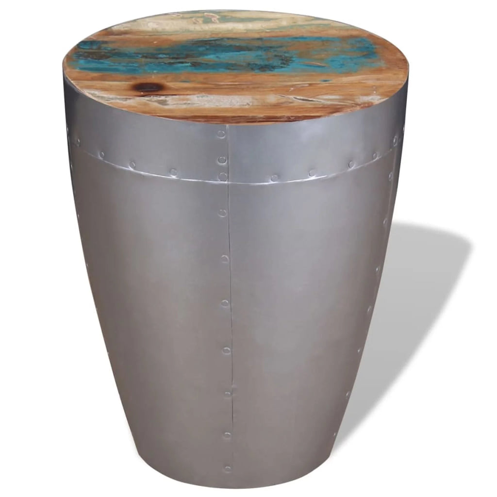Aviator Stool Solid Reclaimed Wood E86157