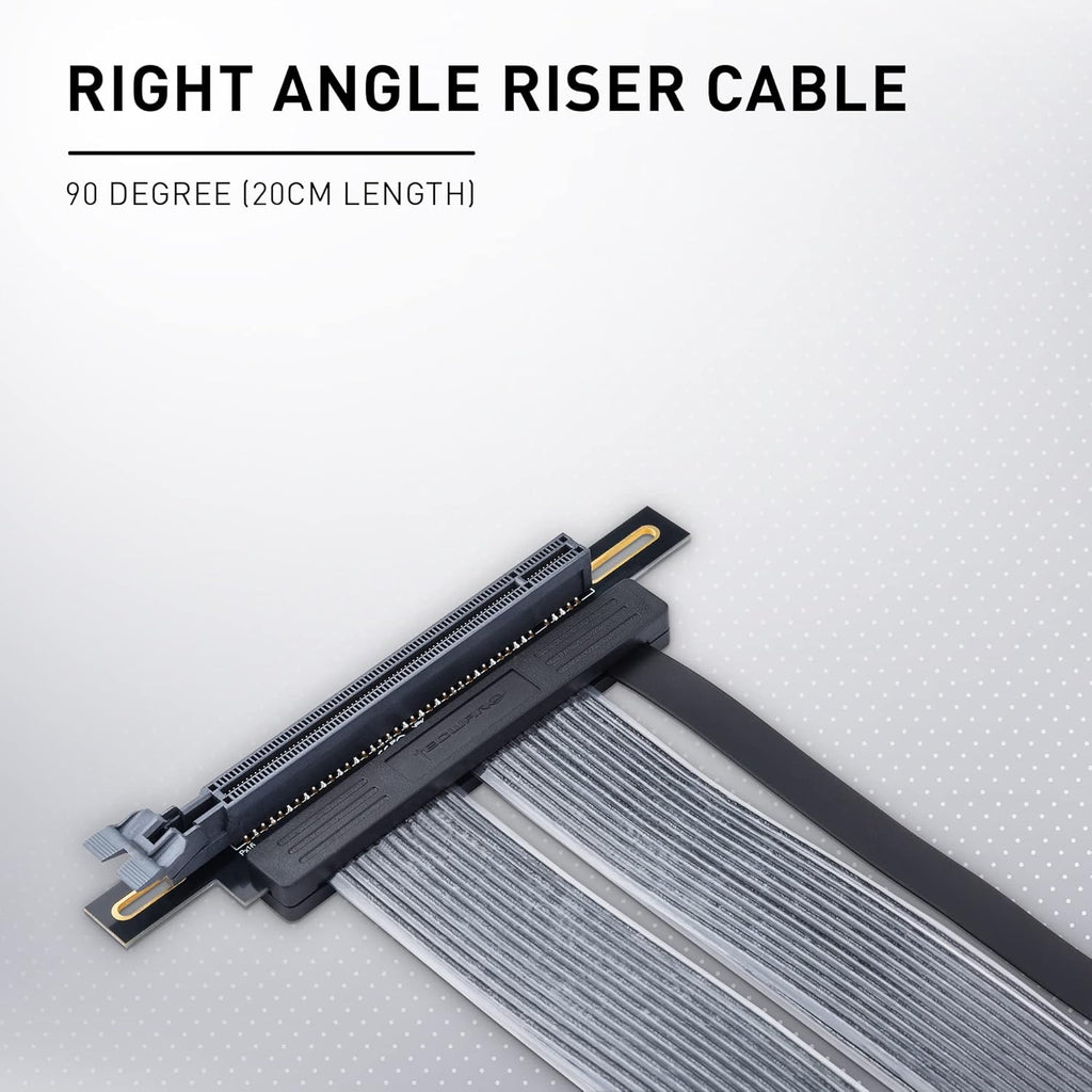 PCIE 4.0 Right Angle Riser Extension Cable I6376