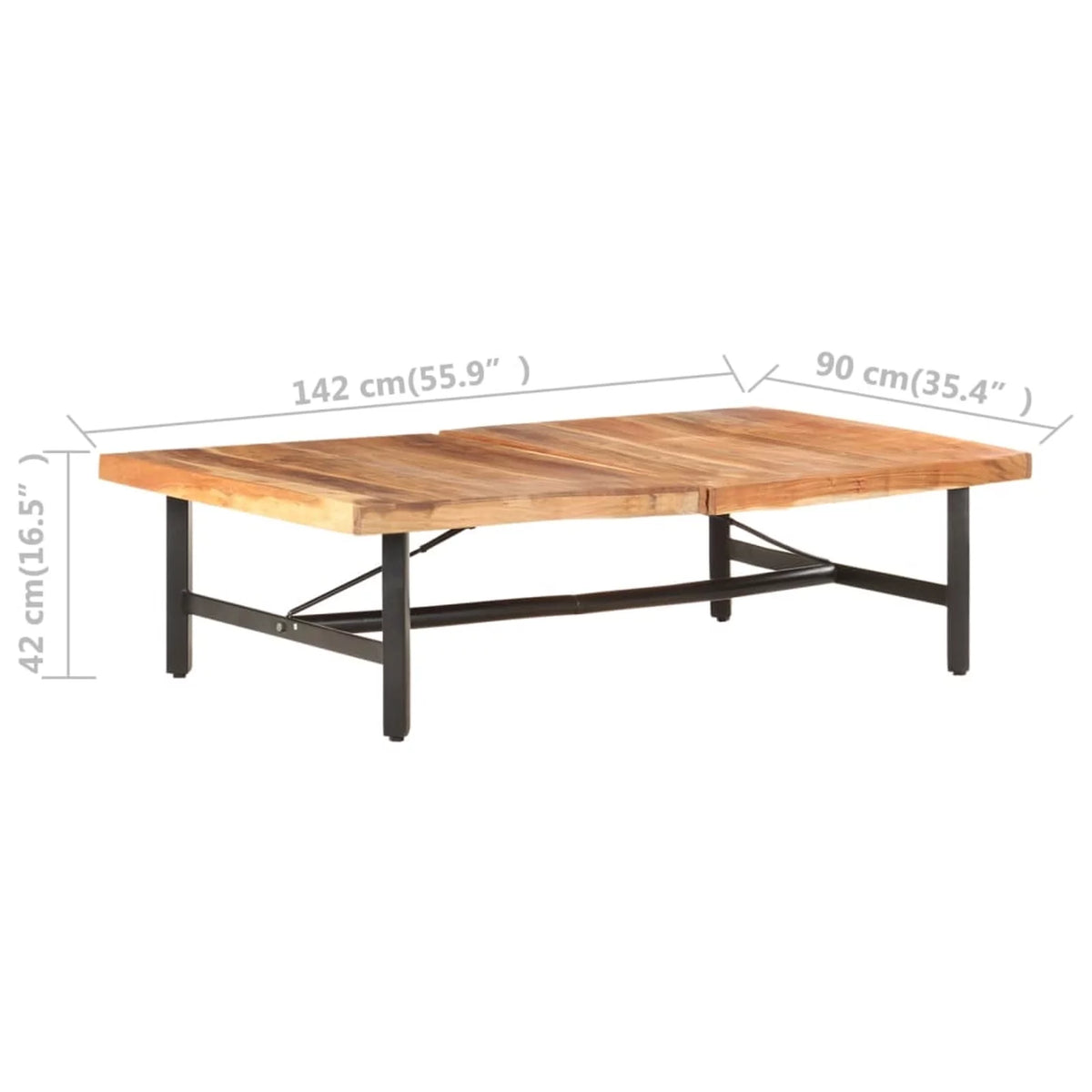 Solid Acacia Wood Coffee Table G55171