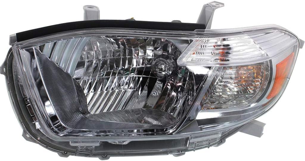 Headlight Assembly Passenger Side with Bulbs F3903