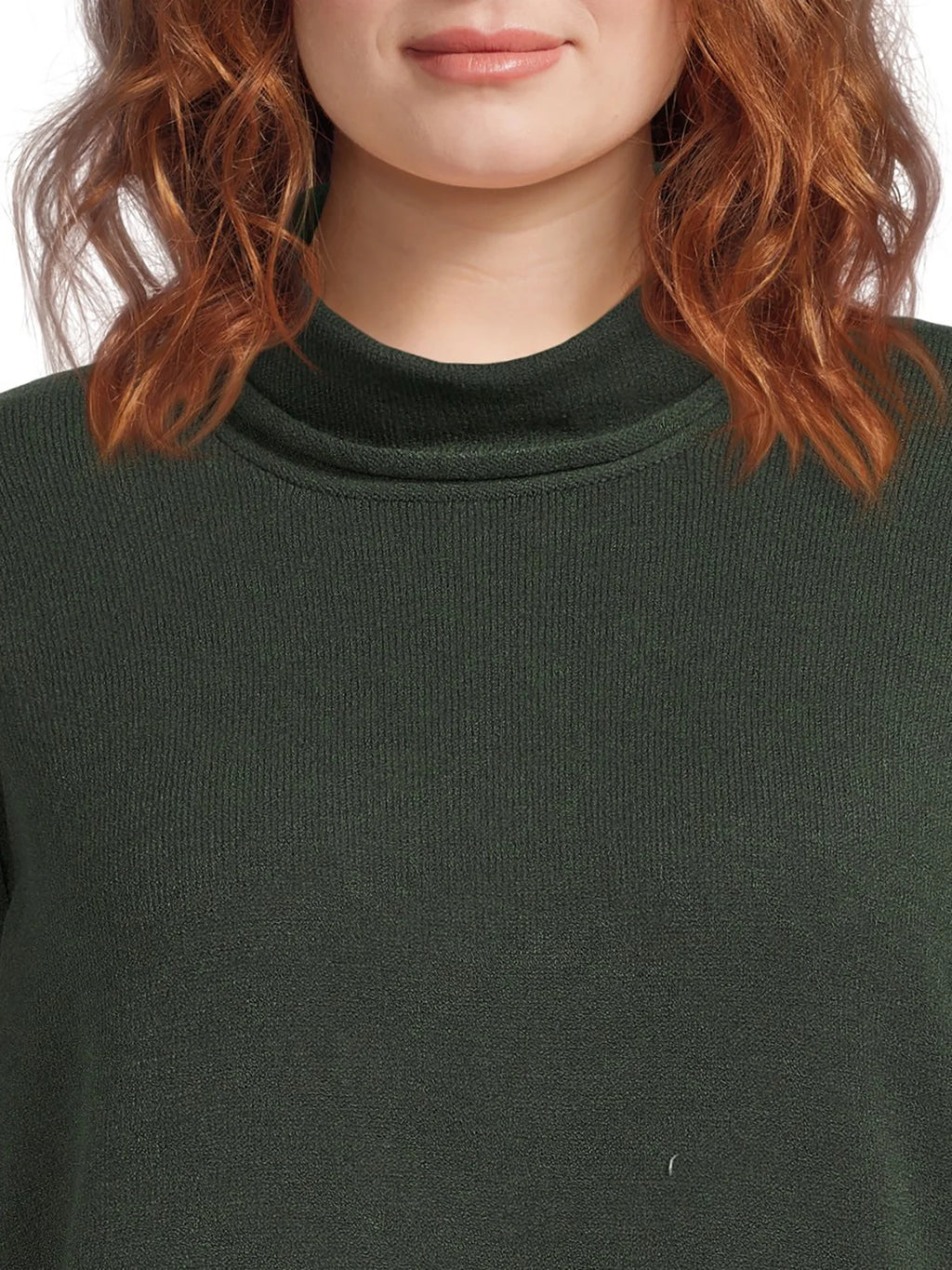 Plus Size Turtleneck Sweater Dress H277446