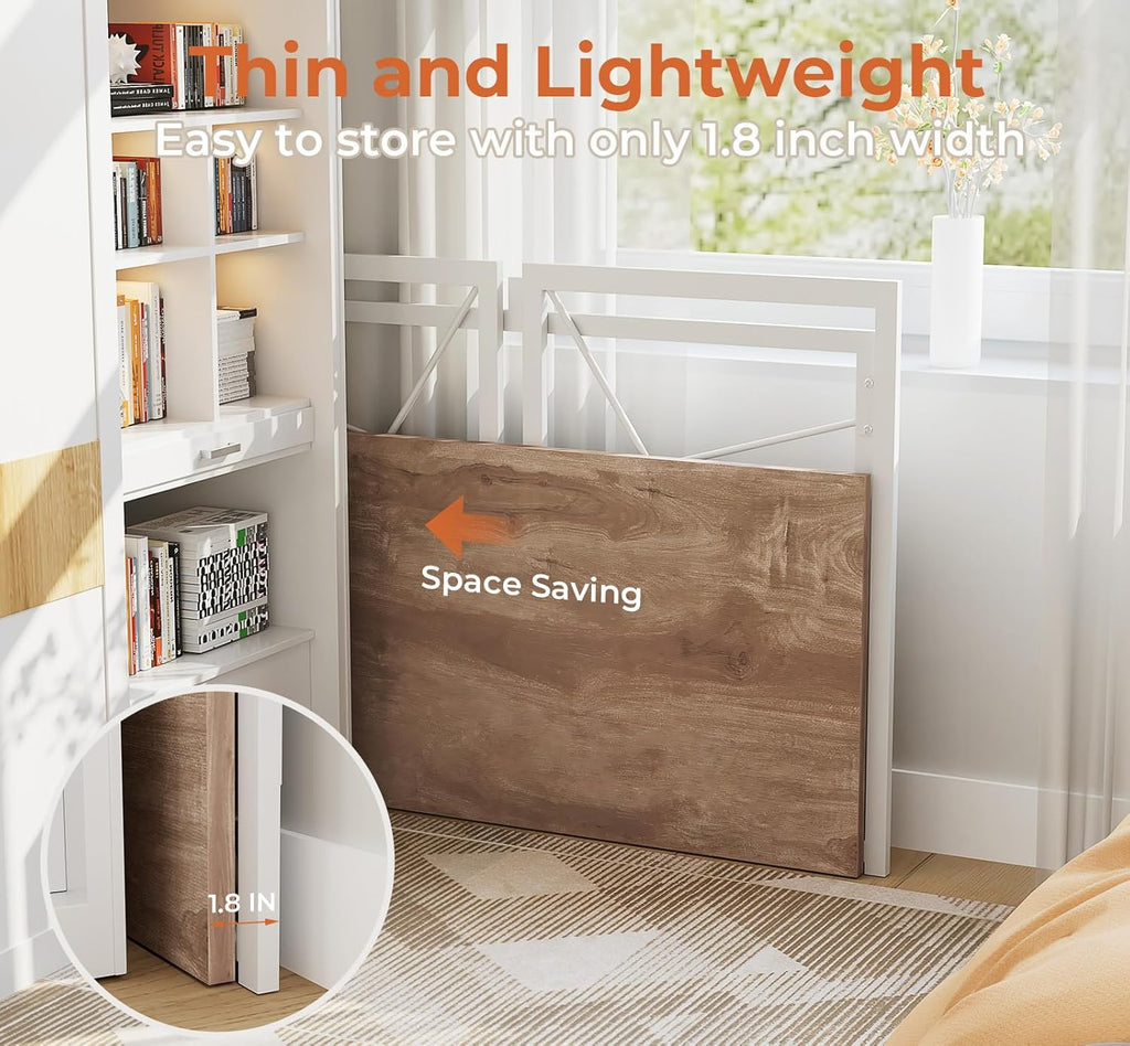 31.5 inch Folding Desk with Led Lights G362