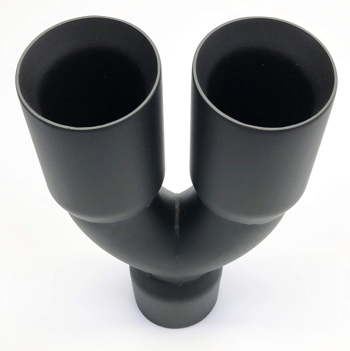 Dual 3.00" Inlet Matte Black Stainless Exhaust Tip Pack of 2 Y3775