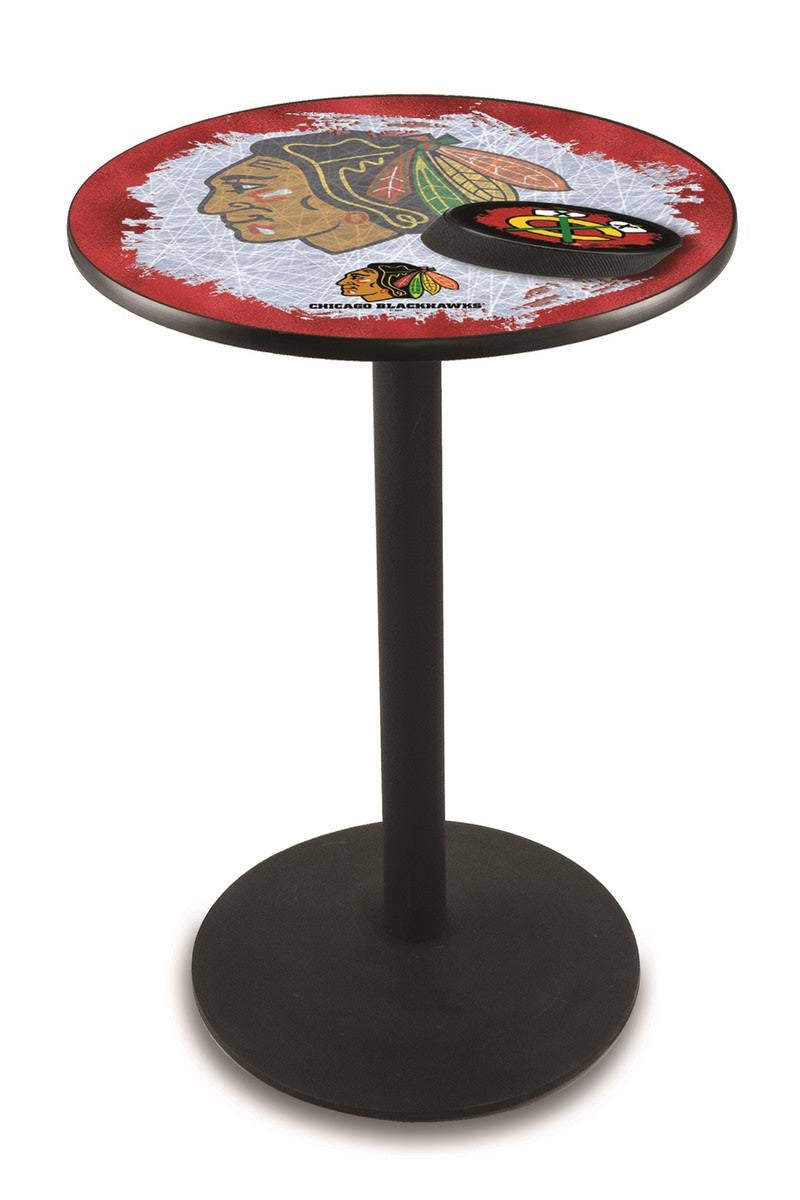 Chicago Blackhawks Pub Table Z5406
