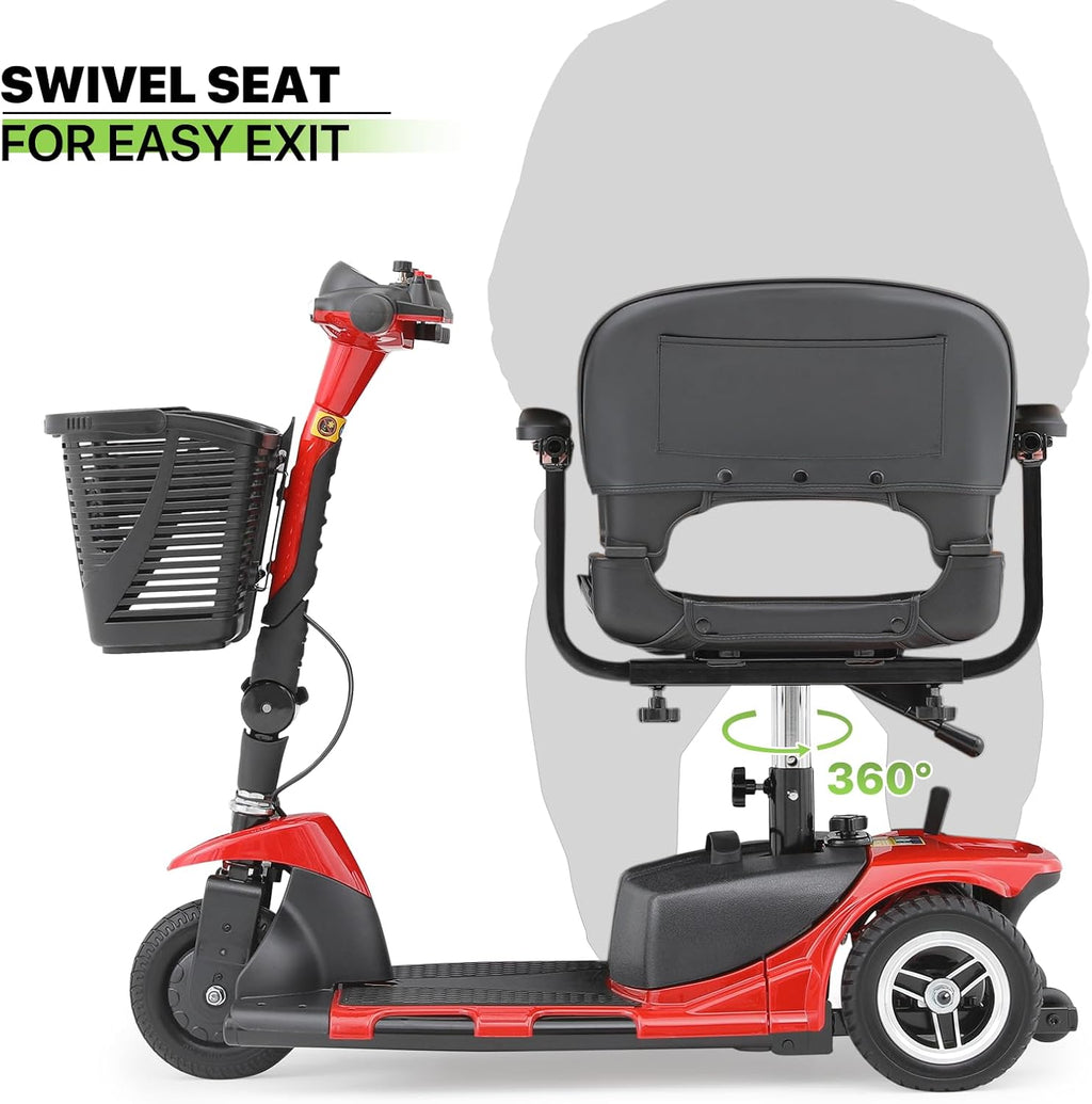 3-Wheel Folding Mobility Scooter V728