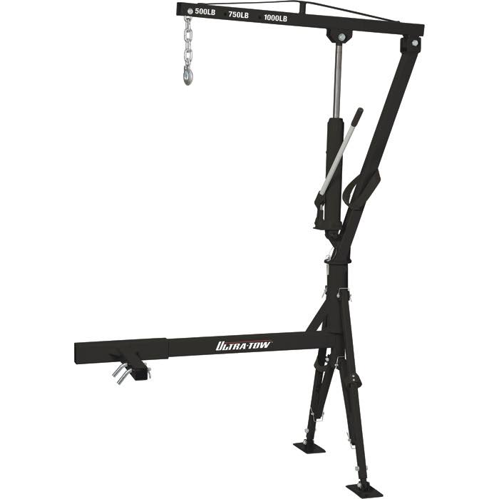 Hydraulic Hitch-Mount Truck Crane 1000-Lb. Capacity F241414