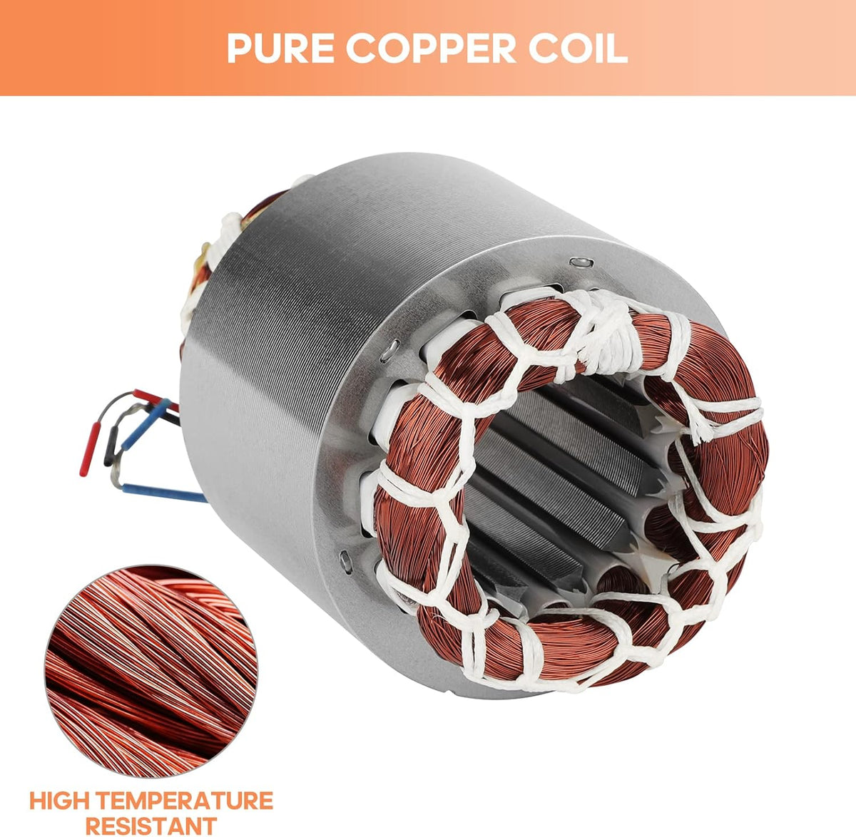 90W Concrete Vibrator Vibration Motor Single Phase AC 110V 3600RPM Aluminum Alloy Case Electric Asynchronous Vibrating Vibrators for Shaker Table K729