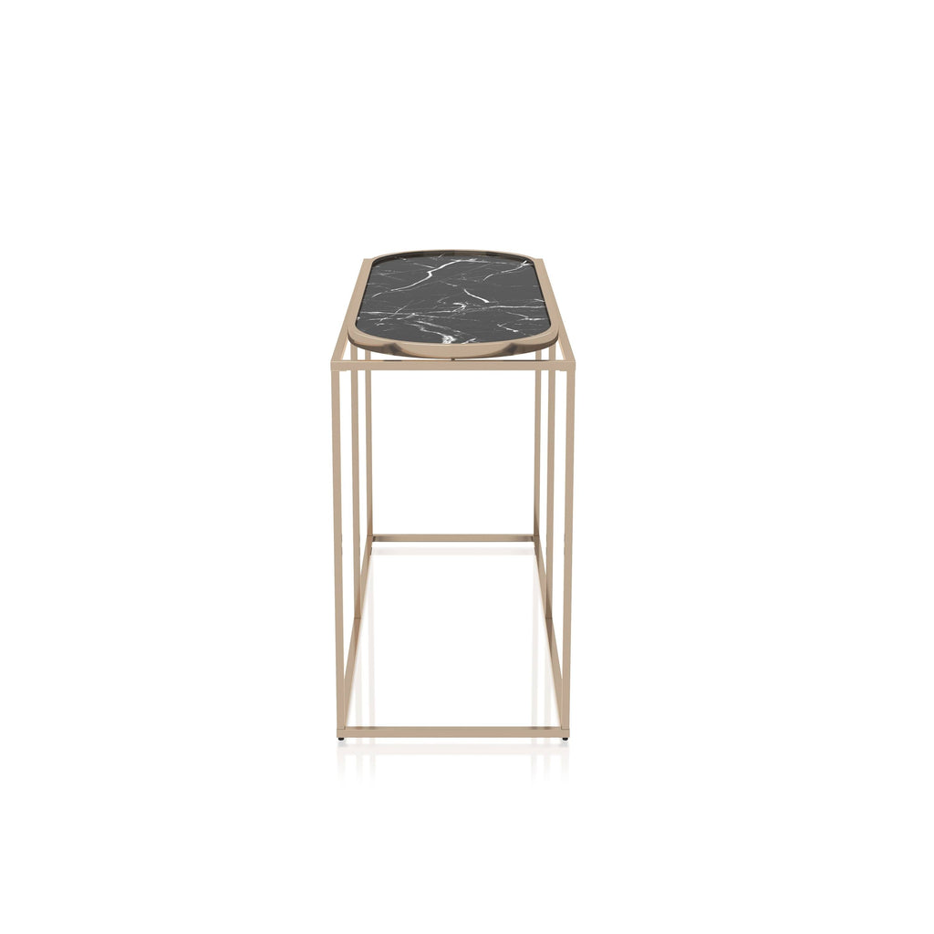 White Marble Sofa Table L493769