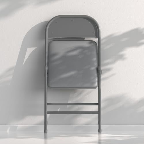 4 Pack Folding Chairs with Padded Cushion and Back F224402