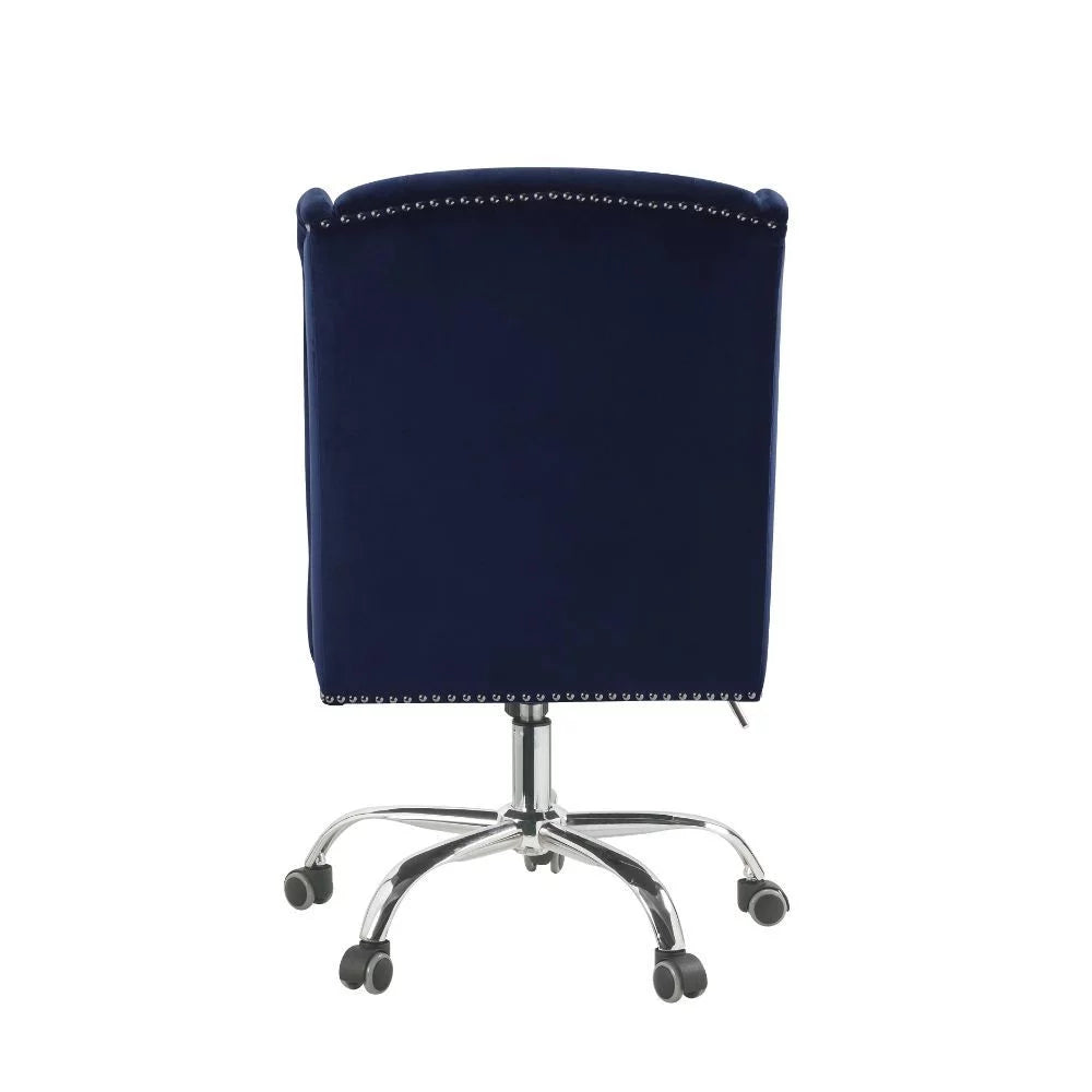 Midnight Blue Velvet Office Chair N179166