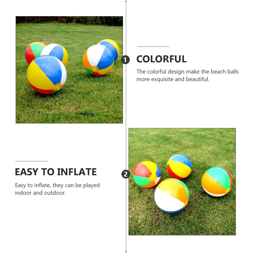 3Pcs Inflatable Beach Ball Pool Water Toy C77272