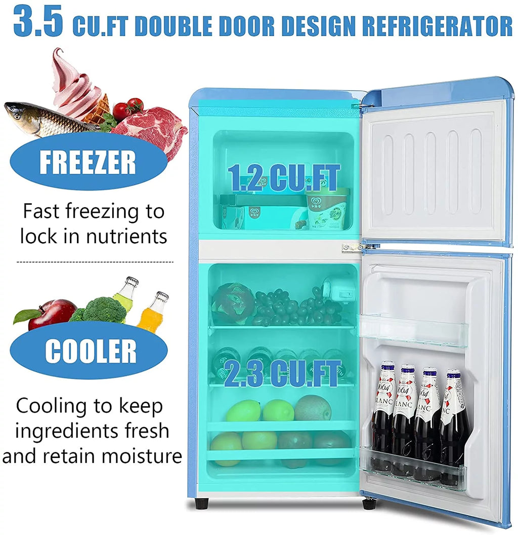 3.5cu.ft Compact Refrigerator Mini Fridge with Freezer T926