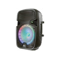 8” Bluetooth Rechargeable Speaker with LED Party Lights and Wired Microphone C974
