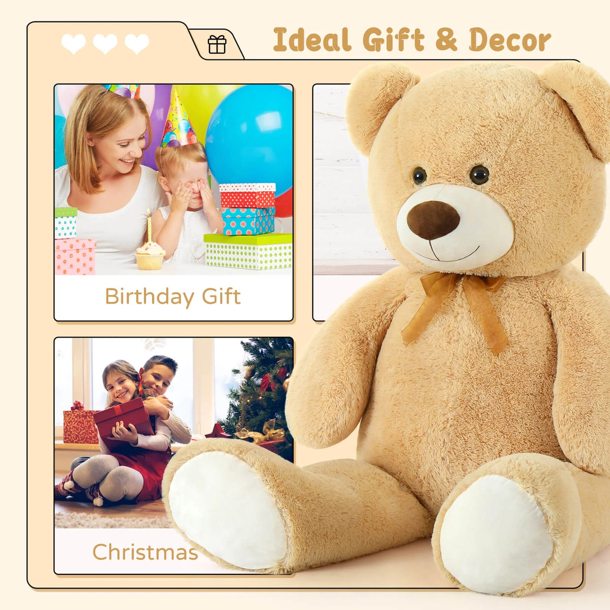Giant Teddy Bear Plush Toy N430183