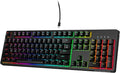Wired Mechanical Keyboard, Hot-Swappable 104Keys RGB Backlit Gaming Keyboard, Red Switch/White I850327