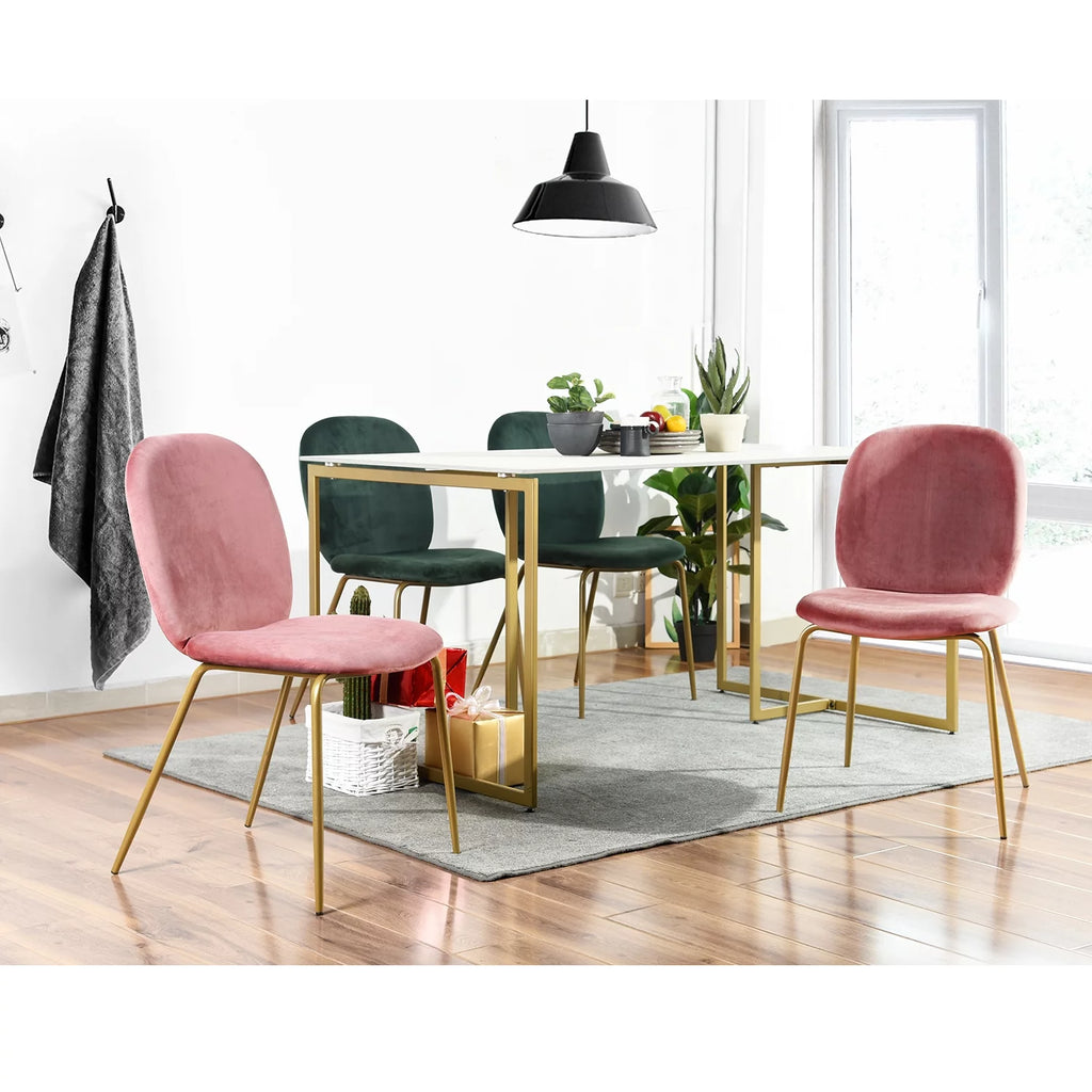 Velvet Dining Chair Set of 2 T353