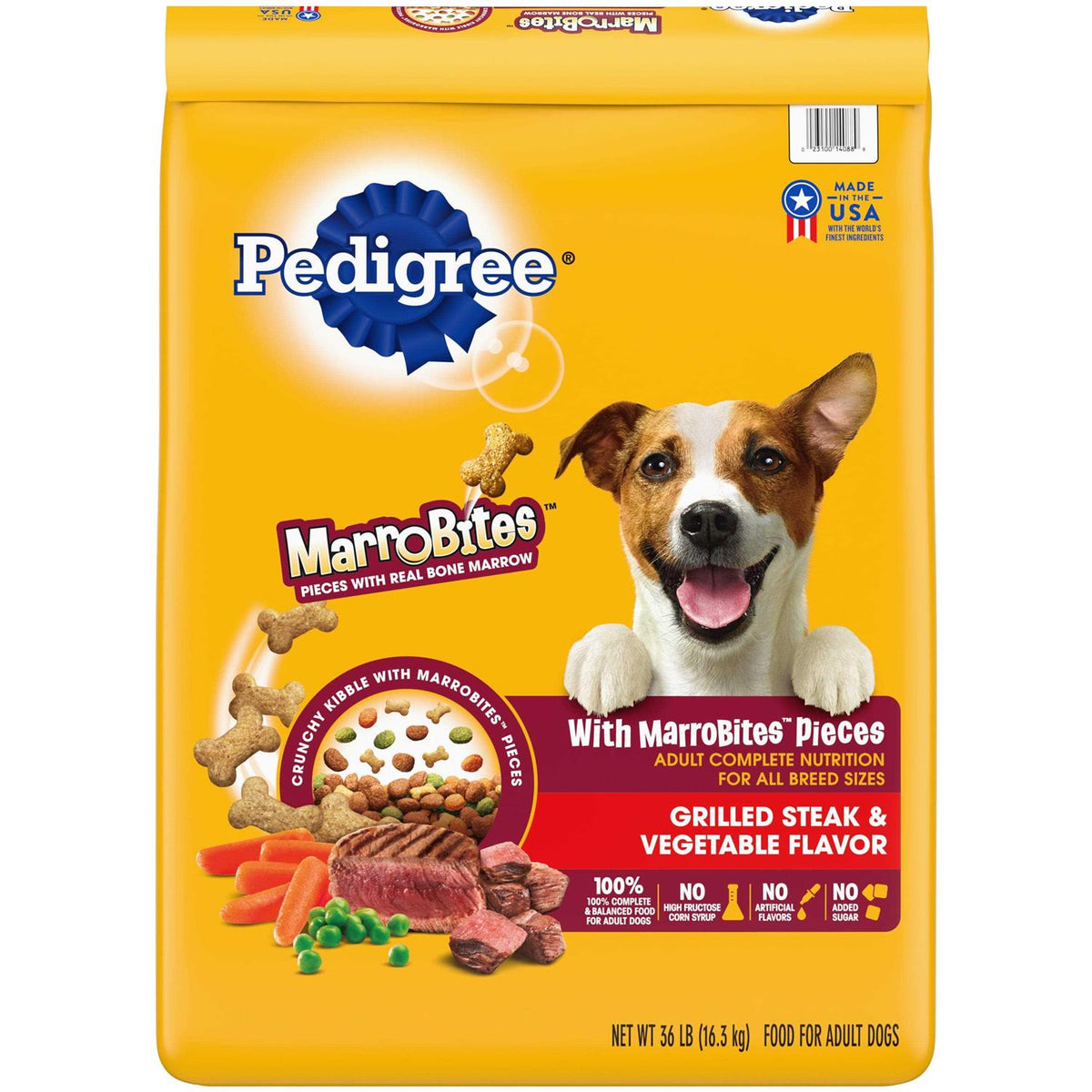 Steak & Vegetable Adult Dry Dog Food X6408
