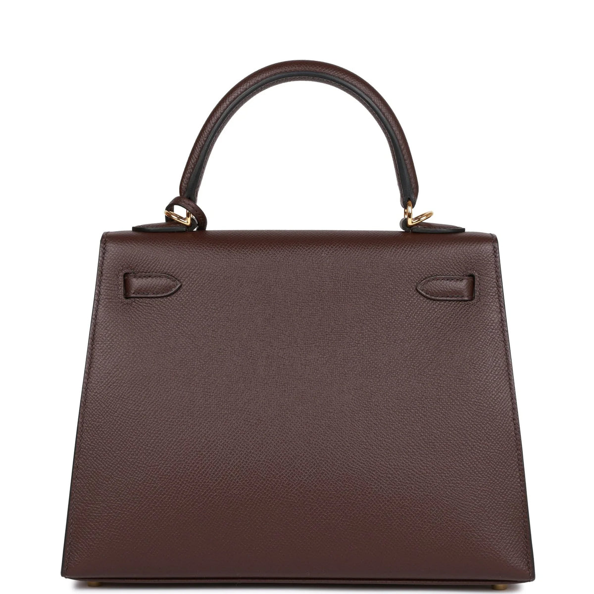 Kelly 25 Rouge Sellier Epsom Gold Hardware Handbag G49596