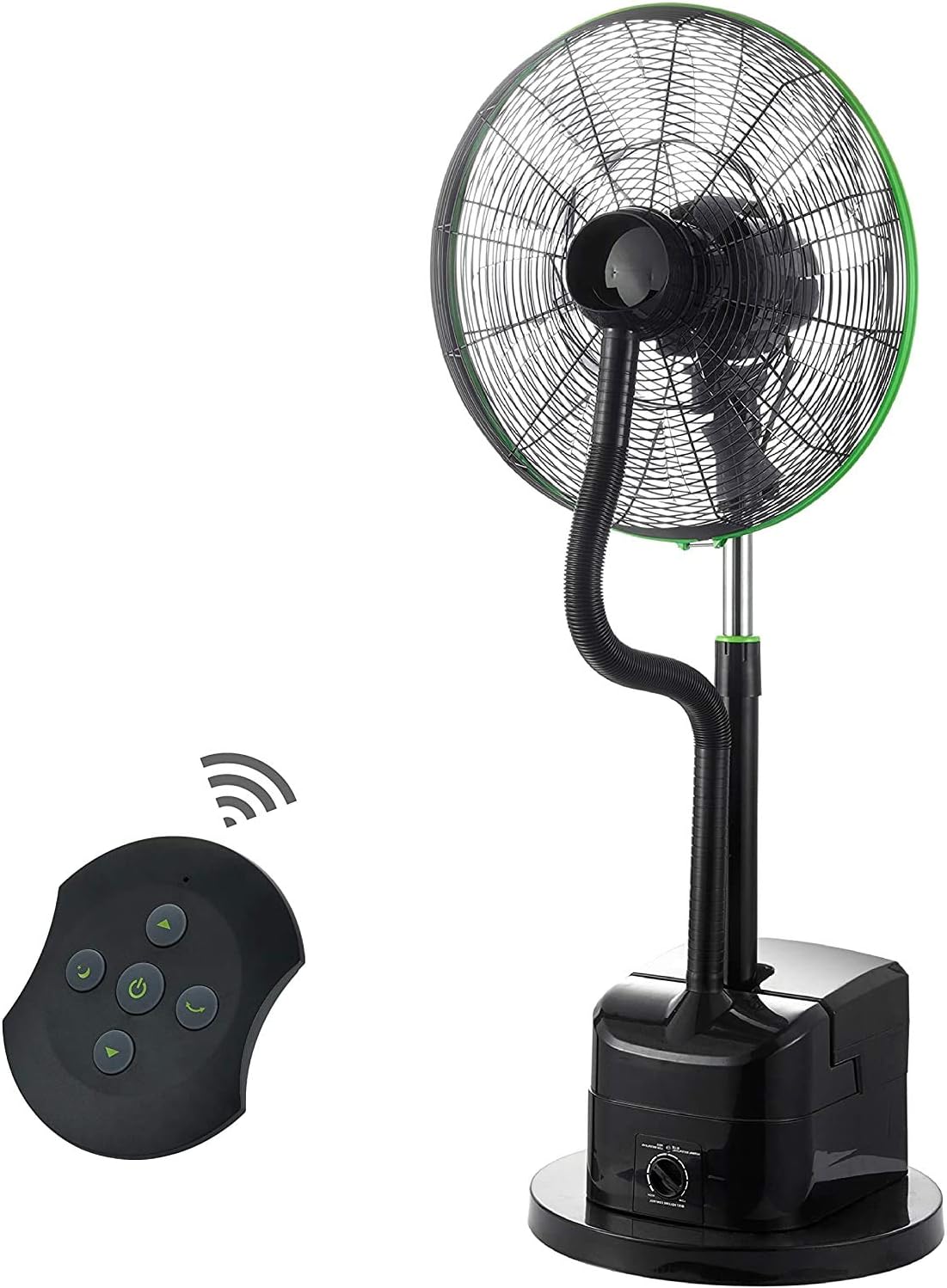 White 43 Inch Standing Tower Fan with 12 Speeds and 3 Modes D381228