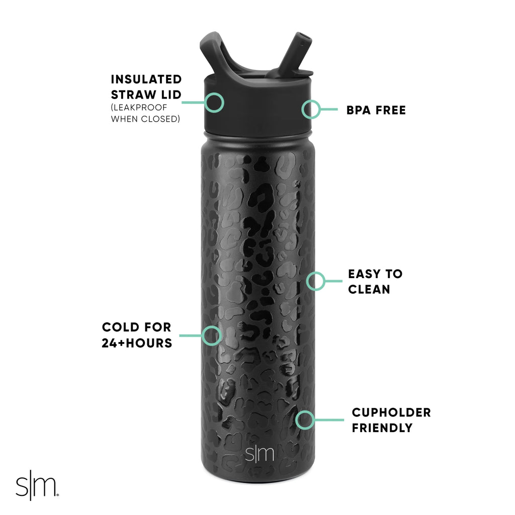 22 fl oz Vacuum Insulated Stainless Steel Water Bottle D4426