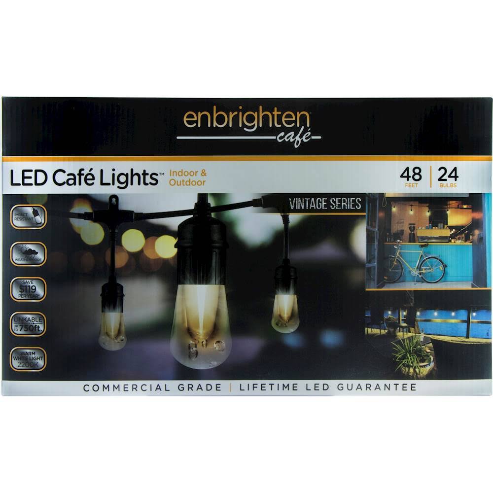 Vintage Edition String lights - LED - warm white light - 2200 K (pack of 24) J25633