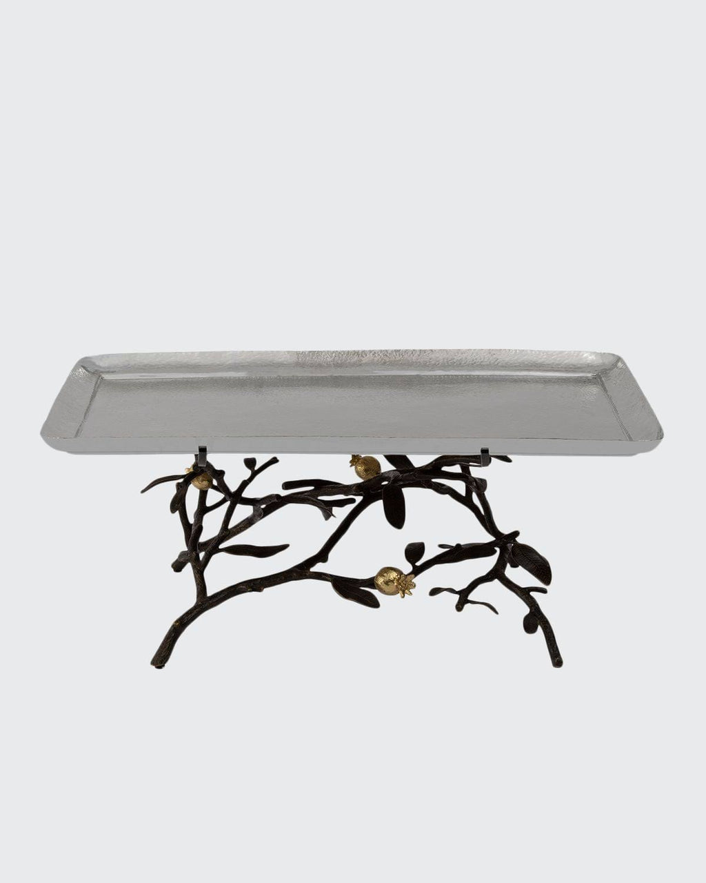 Pomegranate Large Footed Centerpiece Tray P99666